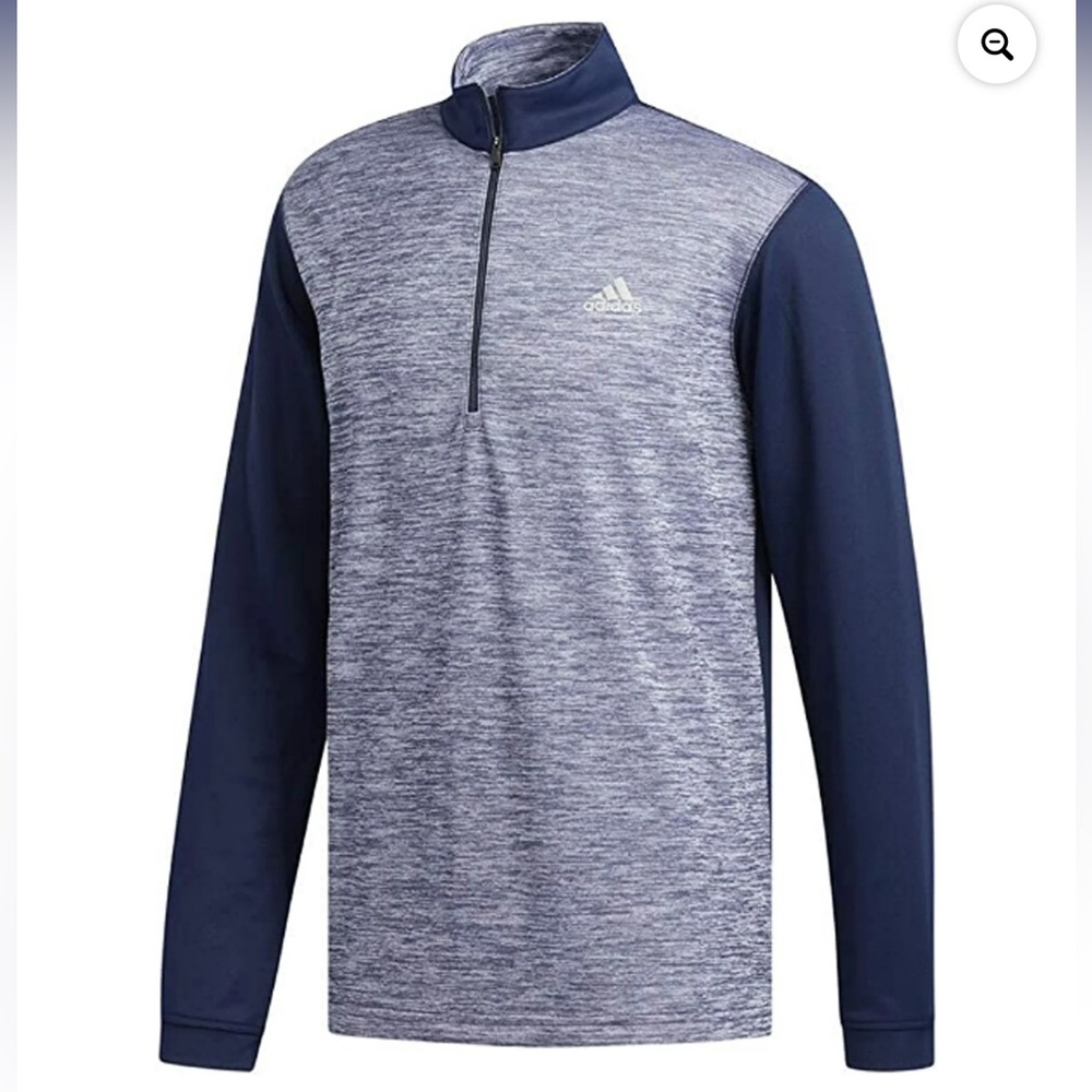 adidas Men's Core Golf ¼ Zip Pullover in Collegiate Navy Medium